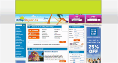Desktop Screenshot of billigerejser.dk